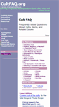 Mobile Screenshot of cultfaq.org
