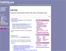 Tablet Screenshot of cultfaq.org